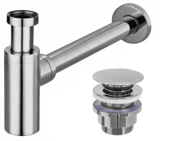 SIFON PENTRU LAVOAR CLICK-CLACK CHROME