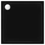 CĂDIȚA DE DUȘ SAVOY BLACK 80x80+SIFON
