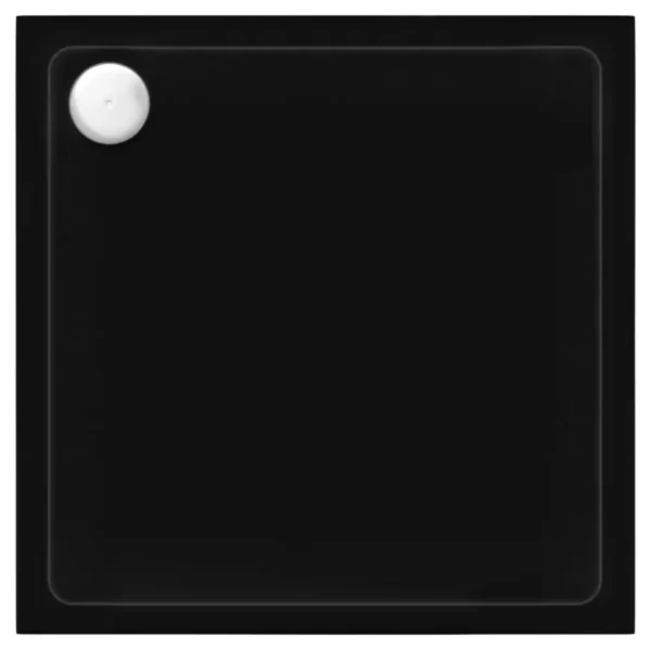 CĂDIȚA DE DUȘ SAVOY BLACK 80x80+SIFON