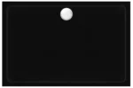CĂDIȚA DE DUȘ SAVOY BLACK 80x100+SIFON