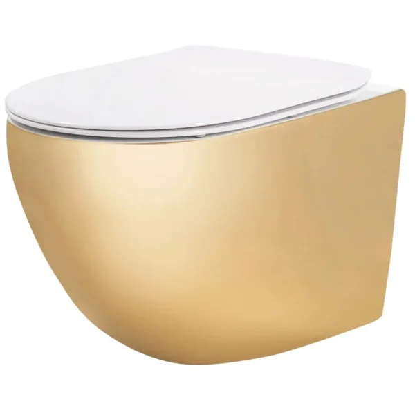 VAS WC CARLO FLAT MINI GOLD