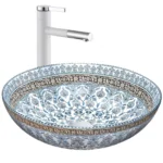 LAVOAR PE BLAT ARTE BLUE