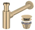 SIFON PENTRU LAVOAR CLIC-CLACK GOLD BRUSH
