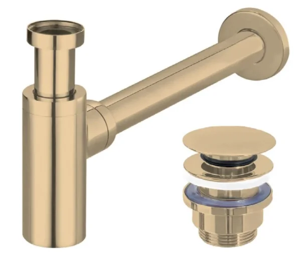 SIFON PENTRU LAVOAR CLIC-CLACK GOLD BRUSH