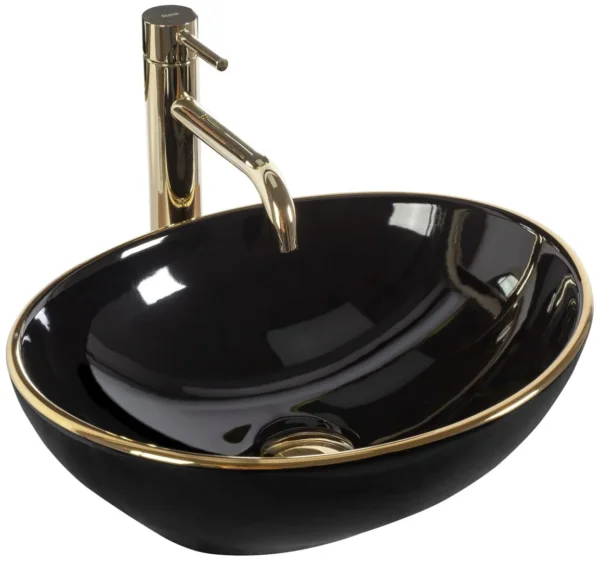 LAVOAR PE BLAT SOFIA BLACK GOLD EDGE