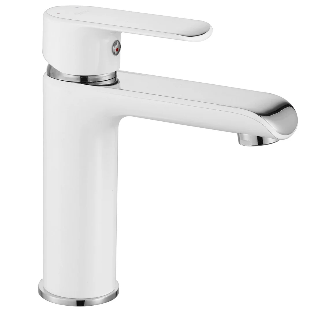 BATERIE LAVOAR BLOOM WHITE CHROME LOW — 1 BATERIE LAVOAR BLOOM WHITE CHROME LOW
