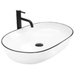 LAVOAR PE BLAT CLEO WHITE BLACK EDGE