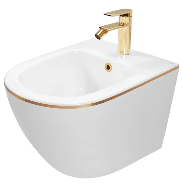 BIDEU CARLO MINI WHITE GOLD EDGE
