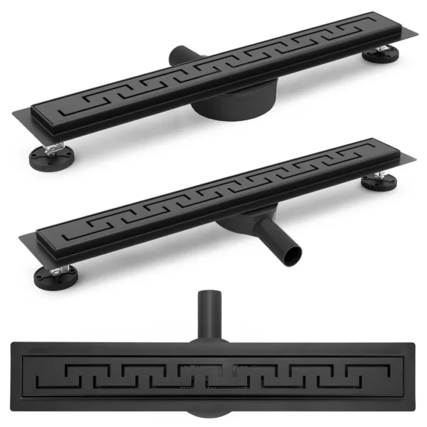 RIGOLA DUȘ GREEK PRO BLACK MAT 900