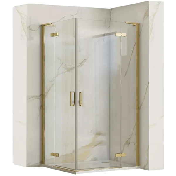 CABINA DE DUȘ HUGO GOLD BRUSH 100x100