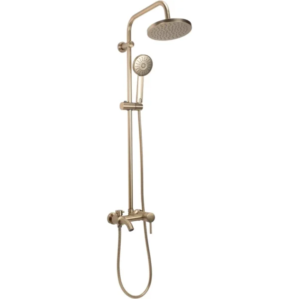 COLOANA DE DUS LUIS GOLD MAT BRUSH PERIAT