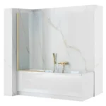 PARAVAN PENTRU CADA ELEGANT GOLD BRUSH 80