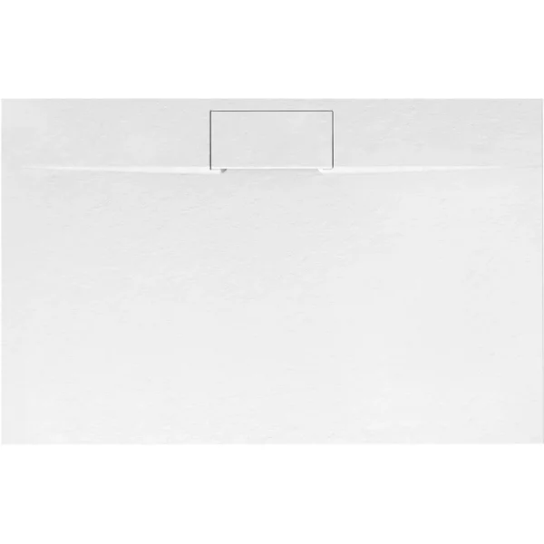 CĂDIȚA DUȘ BAZALT LONG WHITE 80x120