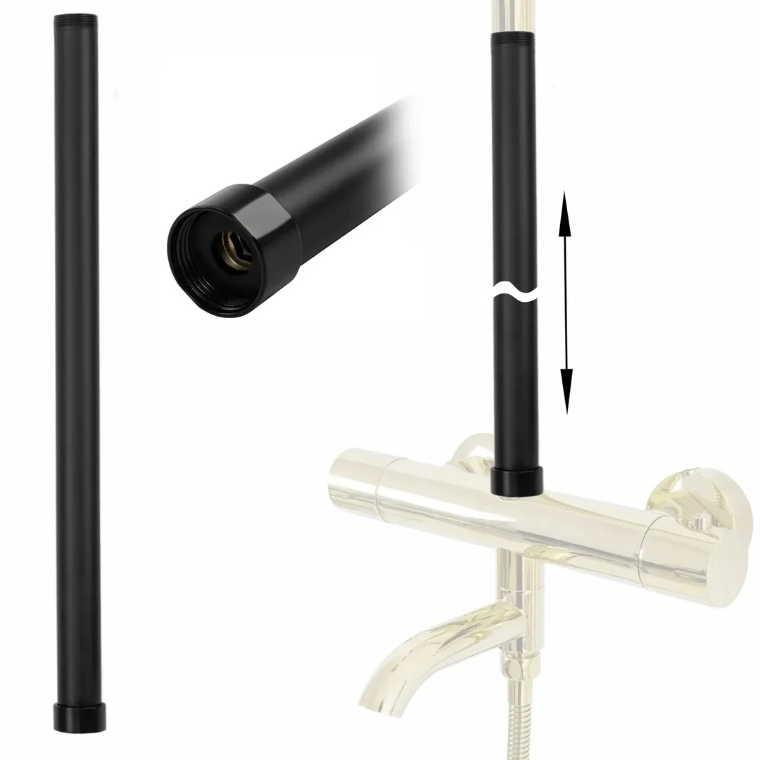 PRELUNGIRE COLOANA DUȘ BLACK 50cm — 1 PRELUNGIRE COLOANA DUȘ BLACK 50cm
