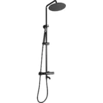 COLOANA DE DUȘ LUNGO BLACK METALLIC+TERMOSTAT