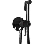 DUȘ IGIENIC PENTRU BIDEU LOOP LUNGO BLACK METALLIC