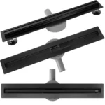 RIGOLA DUȘ SLIM PRO BLACK 700