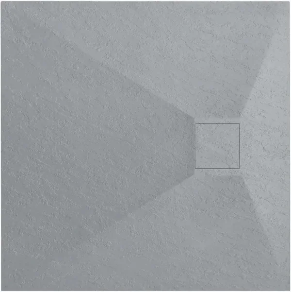 CĂDIȚA DUȘ MAGNUM GREY 90x90