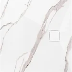CĂDIȚA DUȘ MAGNUM CARRARA WHITE 90x90