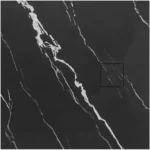 CĂDIȚA DUȘ MAGNUM CARRARA BLACK 90x90