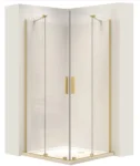 CABINA DE DUȘ MONTANA DOUBLE BRUSH GOLD 80x100