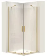CABINA DE DUȘ MONTANA DOUBLE BRUSH GOLD 80x100