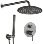 SET DE DUȘ INCASTRAT LUNGO GRIP GUN GREY+BOX
