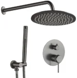 SET DE DUȘ INCASTRAT LUNGO GRIP GUN GREY+BOX