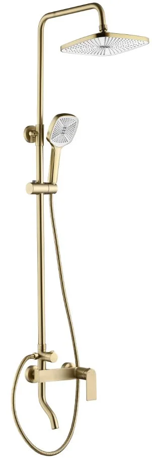 COLOANA DE DUȘ STORM GOLD BRUSH MAT
