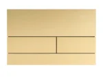 CLAPETA BUTON DE ACTIONARE PENTRU REZERVOR INCASTRAT STEEL AUR GOLD MAT BRUSHED PERIAT