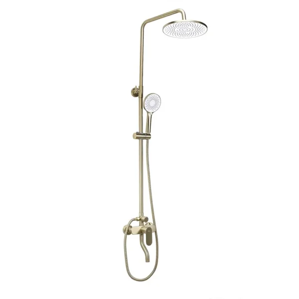 COLOANA DUȘ-CADA DROP GOLD BRUSHED AUR MAT PERIAT
