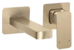 Baterie lavoar încastrată ARLO, auriu gold mat brushed periat