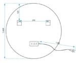 OGLINDA LED FFJ 80CM