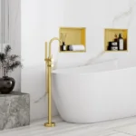 RAFT INCASTRAT 30x30 GOLD BRUSH