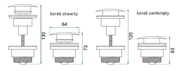 DOP UNIVERSAL CLICK-CLACK WHITE