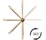 BATERIE LAVOAR LUGANO GOLD BRUSH HIGH
