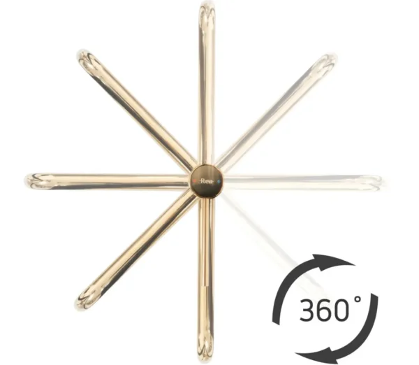 BATERIE LAVOAR LUGANO GOLD BRUSH HIGH