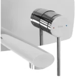 BATERIE INCASTRATĂ OVAL CHROME+BOX