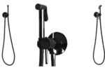 DUȘ IGIENIC PENTRU BIDEU LOOP LUNGO BLACK METALLIC