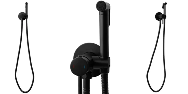 DUȘ IGIENIC PENTRU BIDEU LUNGO LOOP BLACK