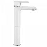 BATERIE LAVOAR BLOOM WHITE CHROME HIGH