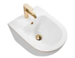 BIDEU CARLO MINI WHITE GOLD EDGE