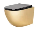 VAS WC CARLO FLAT MINI GOLD BLACK