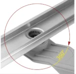 RIGOLA DUȘ NEOX SUPERFLOW NIKIEL BRUSH 700