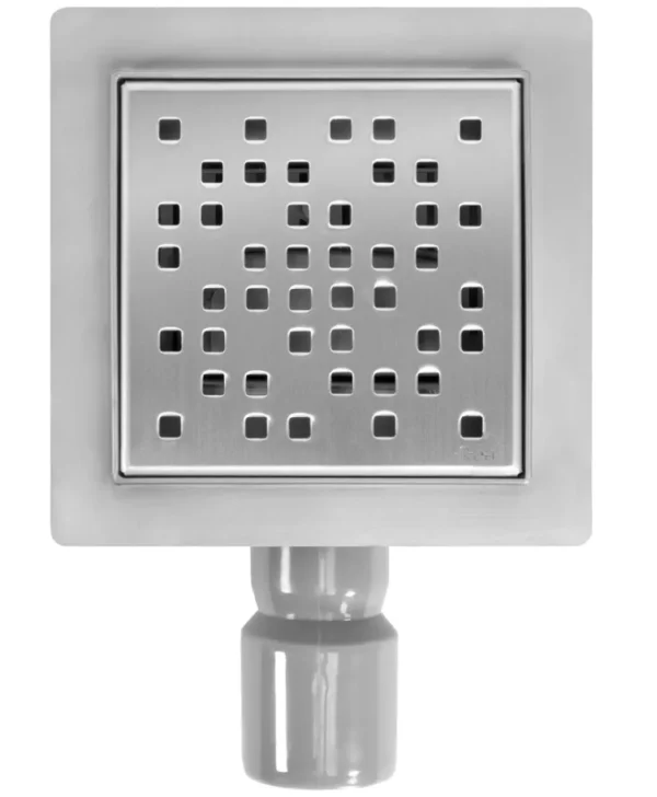 RIGOLA DUȘ DOTS NICKEL BRUSH 120x120