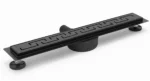 RIGOLA DUȘ GREEK PRO BLACK MAT 900