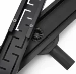 RIGOLA DUȘ GREEK PRO BLACK MAT 900