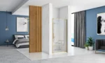 UȘA DE DUȘ RAPID SWING GOLD BRUSH MAT 90