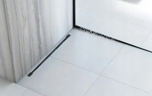 PROFIL DE PANTA CADIȚA DUȘ 120cm BLACK