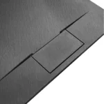 CĂDIȚA DUȘ BAZALT LONG BLACK 80x100